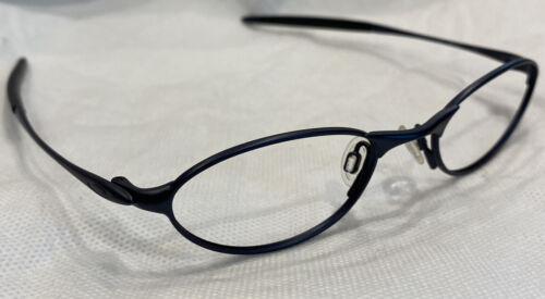 Vintage Oakley Razor Wire O1 130 Midnight 11-601 48[]19 Eyeglasses Frames Only - 第 1/12 張圖片