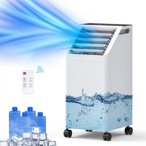 Evaporative Air Cooler Conditioner 4L Portable Cooling Water Fan Remote Control - Picture 2 of 9