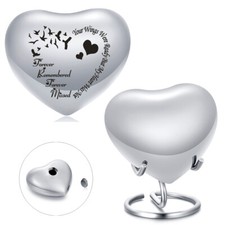 Heart Cremation Urn for Ashes Large Urn for Human Ashes Urn Keepsake Male Female