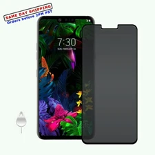 NEW Anti-Peep Front 9H Tempered Glass Screen Protector for LG G8 ThinQ LMG820QM7