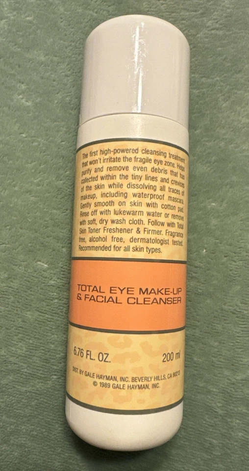 NOS Gale Hayman Beverly Hills Eye Make-up & Facial Cleanser Bonus Size 6.76 FlOz - Image 2 of 4