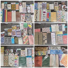 HUGE VINTAGE STICKER SCRAPBOOK LOT SANDY LION MRS GROSSMAN HALLMARK JOLEE  S 100 