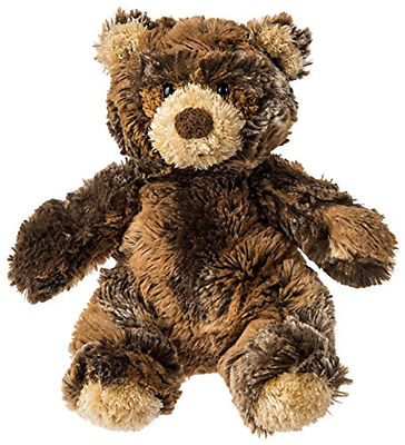 Mary Meyer Fab Fuzz Little Haystack Brown Two-Tone Bear Plush Toy, 8-Inch