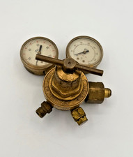 Victor Equipment Brass Compressed Gas Regulator Dual Gauge Welding Torch Part