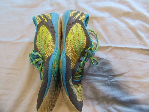 Merrell Women's Pace Glove 2 Running Shoe Lemon Sz 8 - Picture 6 of 7
