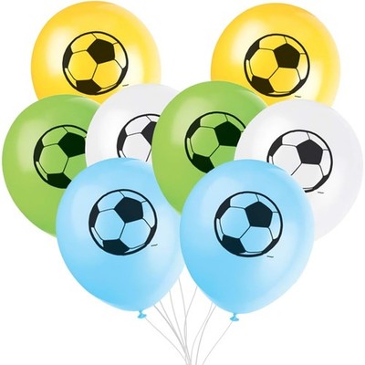 Unique Celebration Decorations Perfect Soccer Multicolor 12 Inch Standard Bold