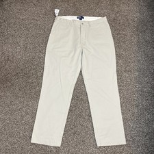 Polo Ralph Lauren Men  s Classic Prospect Pants 38x32 Khaki Cotton New NWT VTG