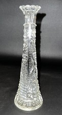Vintage Anchor Hocking Clear Glass Bud Vase S...