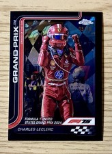 2025 Topps Chrome Formula 1 F1 Charles Leclerc #140 75th Anniversary /75 Ferrari