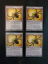 4x Contagion Clasp Scars of Mirrodin LP Magic The Gathering MTG Playset See Pics