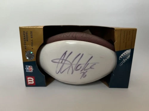 Pittsburgh Steelers Autographed Football Chris Hoke Wilson Football In Package