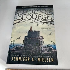 The Scourge by Nielsen, Jennifer A. Paperback Uncorrected Proof Rare!!!