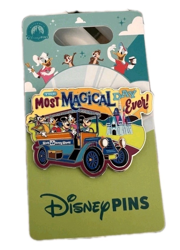 2026 Disney Parks The Most Magical Day Ever Mickey Minnie Goofy Donald OE Pin