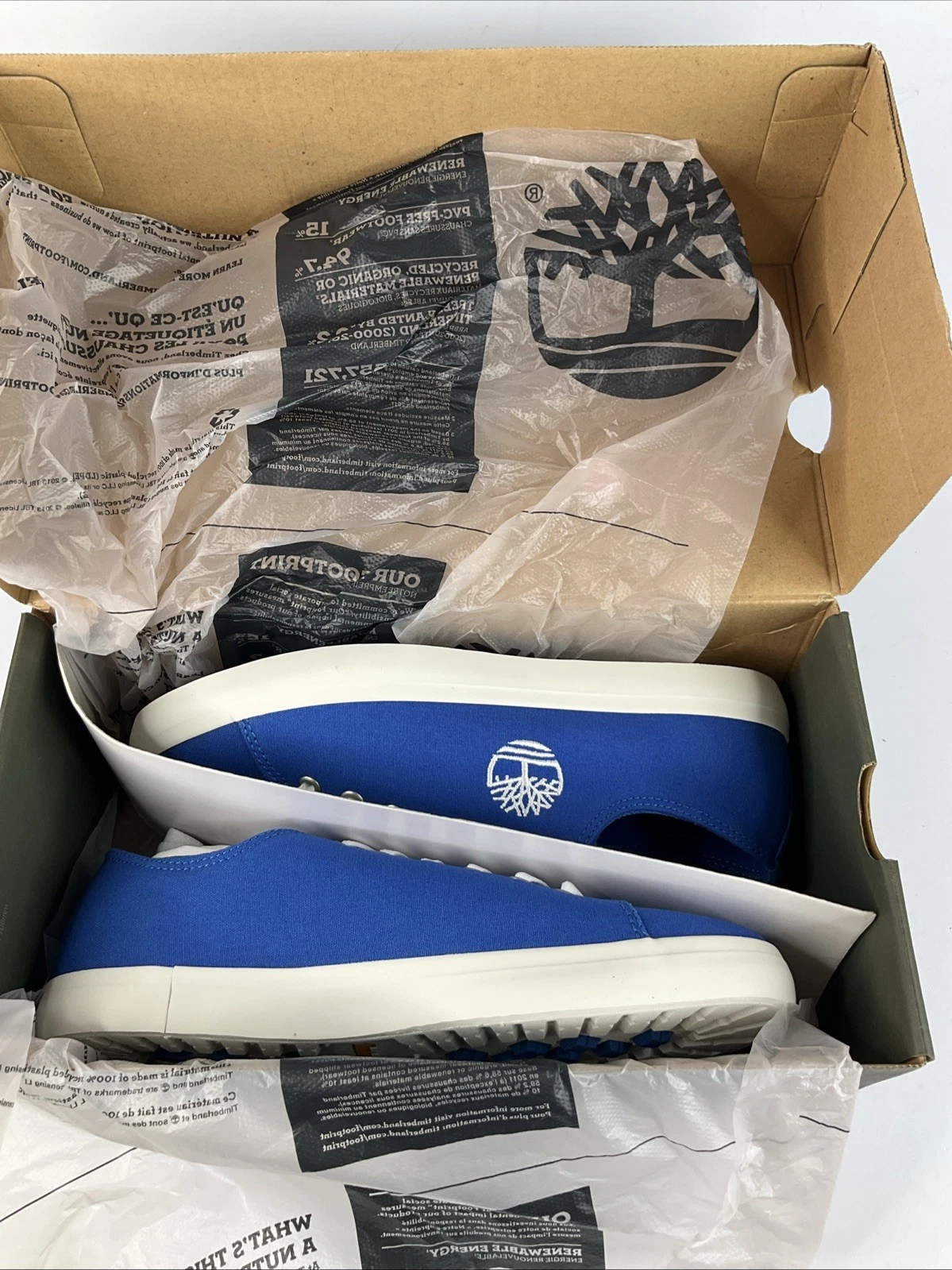 Timberland Union Wharf pizzo Oxford blu taglia 7 5