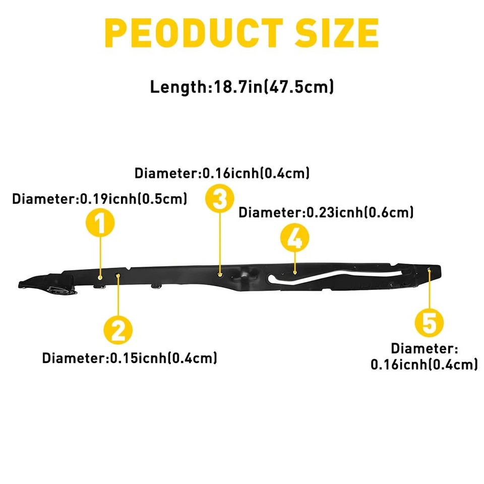 Kit de reparación de montaje de oruga techo corredizo derecho+derecho para Ford F150 2015-2020 2016 2017 Foto 4 de 4