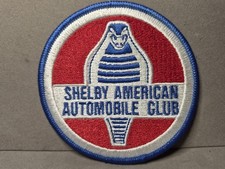 Vintage Embroidered Patch Shelby American Aut...