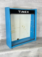 Vintage 1970's Timex Watch Counter Top Store Display Case