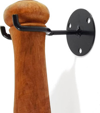 4PCS Baseball Bat Display Holders - Multipurpose Sturdy Wall Mounted Rack for...