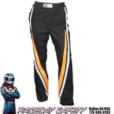 K1 RaceGear Vortex Racing Pants Kid's and Adults SFI 3.2A/1 Orange/Gray/Black