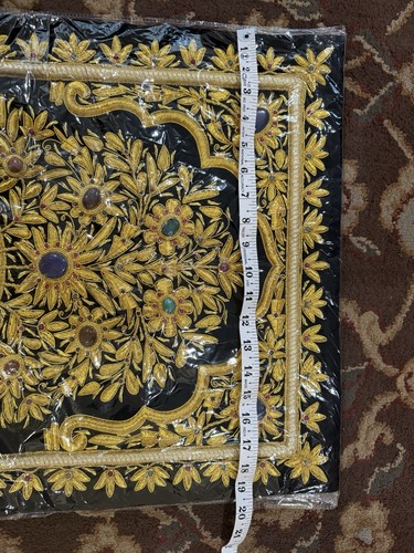 Dubai Wall Hanging With Embroidery Tapestry With Semi Precious Stones - 第 2/11 張圖片