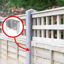 Clip per Pannello Recinzione Zincate Confezione da 20 per Installazioni Forti e