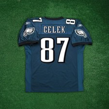 Brent Celek Reebok Philadelphia Eagles NFL Authentic On-Field EQT Green Jersey