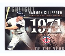 2015 Topps Update Highlight of the Year Harmon Killebrew #H-74