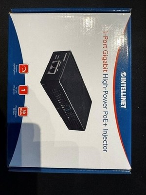 Intellinet 560566 Gigabit PoE+ Injector 30W