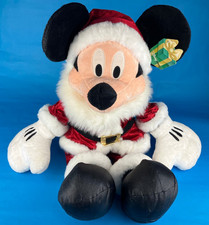 Disney Store Santa Mickey Mouse 31" Plush