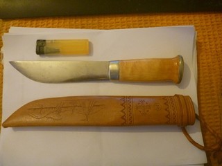Messer Jagdmesser Marttiini Lapinleuku Vintage Puukko Vintage Wandern Angeln EDC