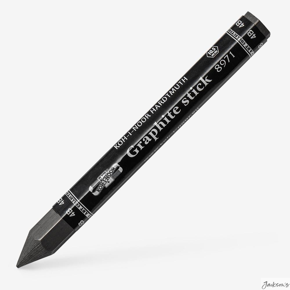 Koh-I-Noor 8971 Jumbo Woodless Graphite Pencil 10.5mm 4B Drawing