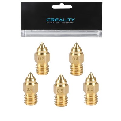 Creality 20PCS Messing Düsen Set für Ender 3 S1, 3D Drucker, 8 Stück 0,4 mm u...