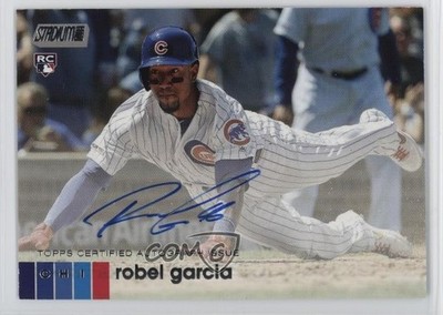 2020 Topps Stadium Club Robel Garcia #ARG Rookie Auto RC 04eb