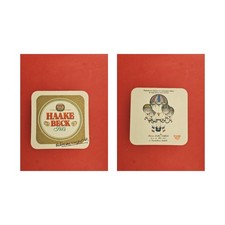 Haake Beck Bremer Ballon Kohlfahrt Brauerei Bierdeckel Bier