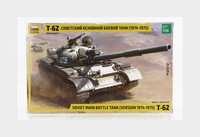1:35 Zvezda Tank T-62 Soviet Main Battle Tank Military 1974 Kit ZS3673 Modellbau
