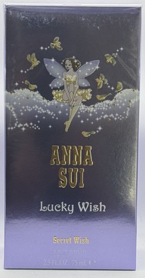 ANNA SUI LUCKY WISH SECRET WISH FOR WOMEN - 2.5 OZ/75 ML EDT SPRAY NIB - RARE