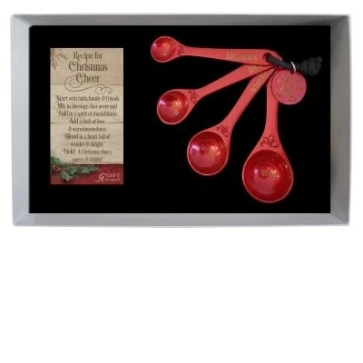 Measuring Spoons-Christmas Cheer-Red (Set Of 4)
Opens in a new window or tab