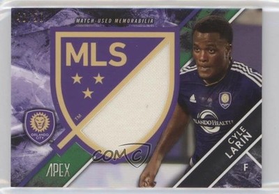 2016 Topps Apex Crest Jumbo Relics Green /50 Cyle Larin #CJR-CL r7s
