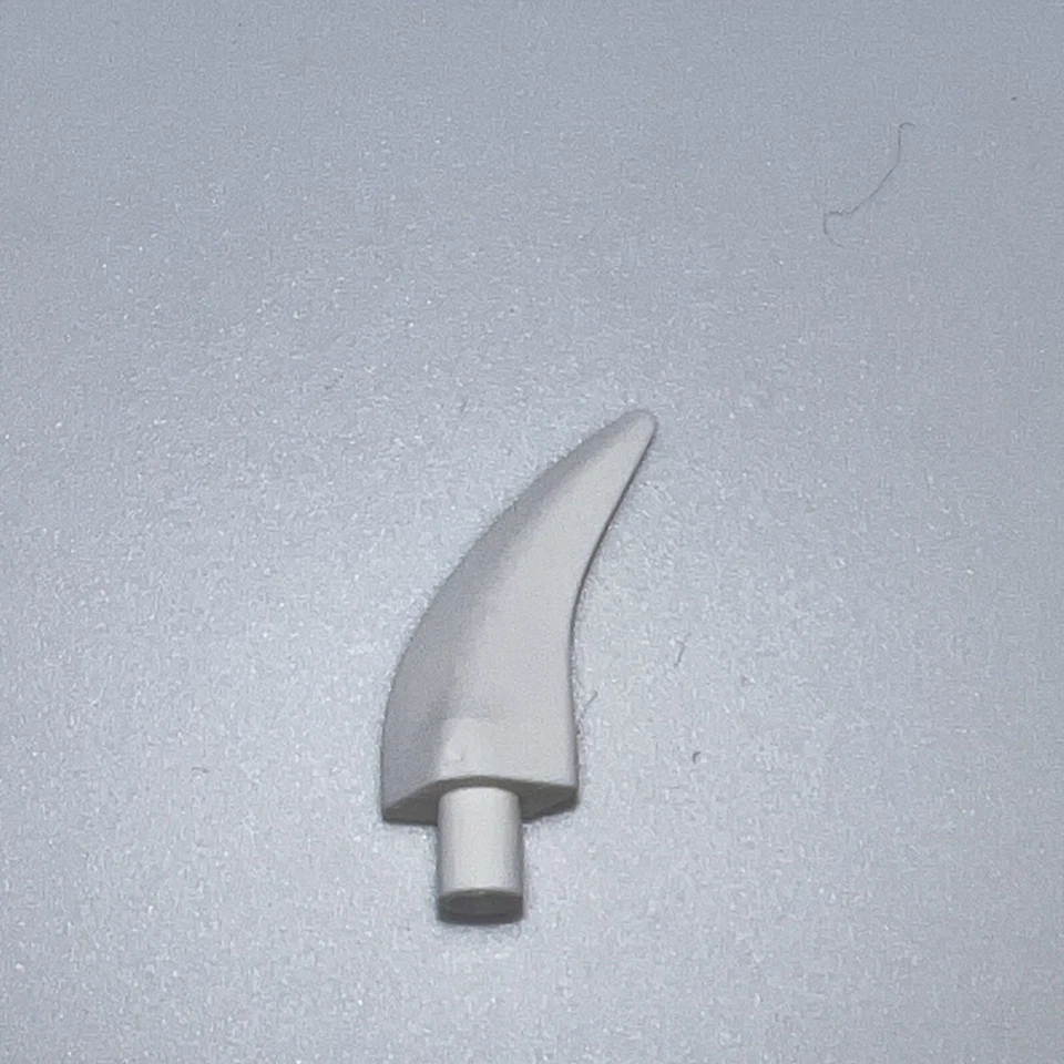 Piezas Lego 200 ~ Parrota Blanca / Garra / Cuerno / Diente - Mediano ~ Nº 87747 Foto 2 de 4