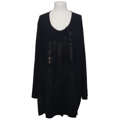 Selection by Ulla Popken, Top, Größe: 58/60, Schwarz/Gold #EHG