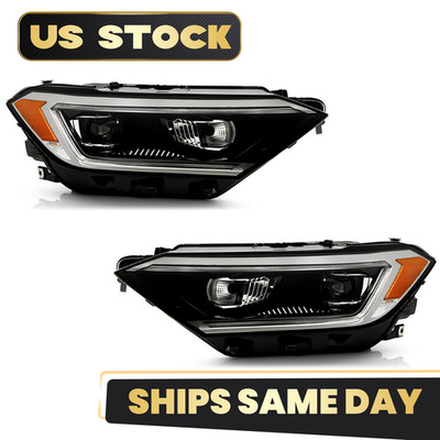 For 2019-2023 Volkswagen Jetta SEL LED Projector Headlight 8 Pin Left+Right Pair