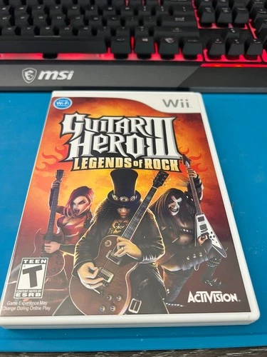 Guitar Hero III: Legends of Rock - Nintendo Wii Not For Resale