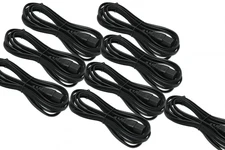 LOT OF 10 - Power Cable Cord 6 ft Standard 3 Prong 05120P 5120P - High Quality