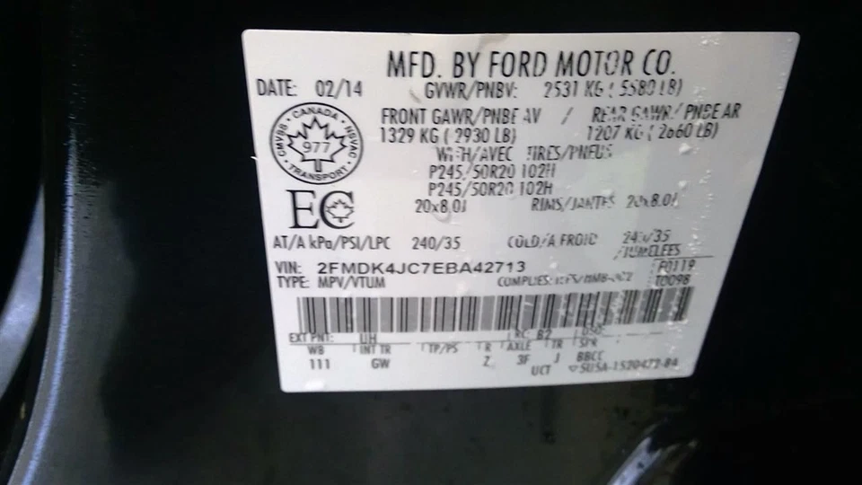 Estuche de transferencia AWD compatible con 07-15 MKX 1704785 Foto 4 de 4