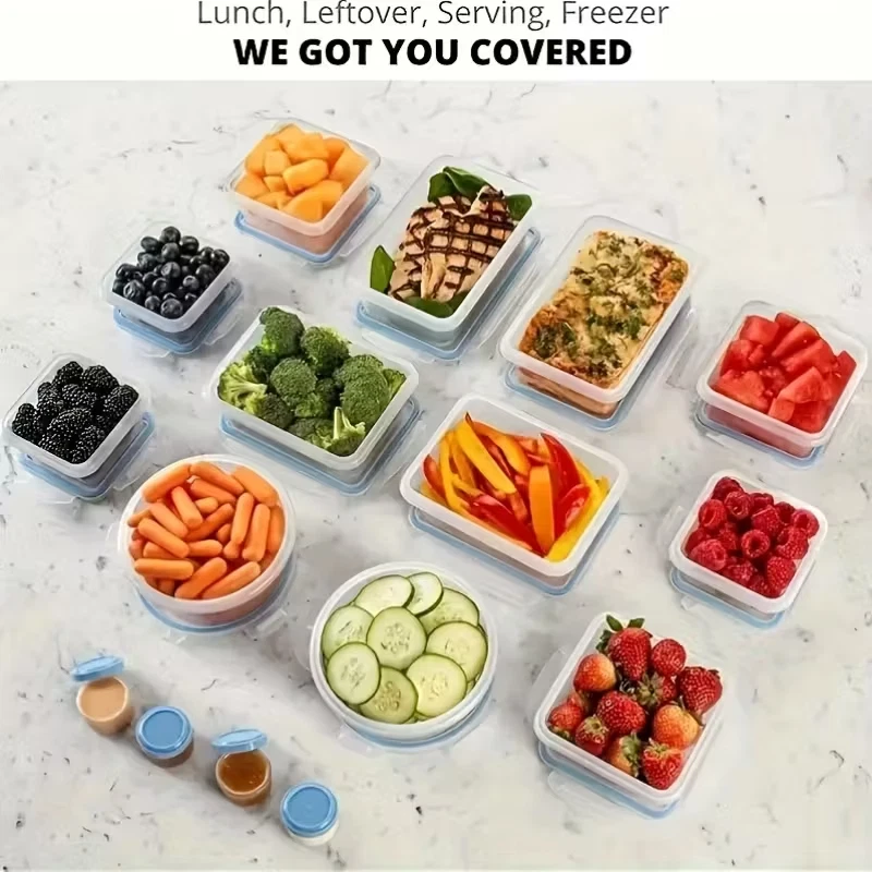 Juego de Contenedores de Alta Calidad - Diseño Sellado, Libre de BPA, Tapa Fácil de Fijar, Sta Foto 4 de 4