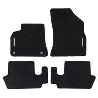 Velours FußMatten FüR Peugeot 3008 I 2009-16 Autoteppich Automatten Schwarz 4Tlg