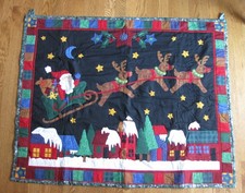 CHRISTMAS WALL HANGING, 35" X 44"
