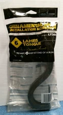 Village Ironsmith Lamb's Tongue, Steel, Black  (LT200)  FS