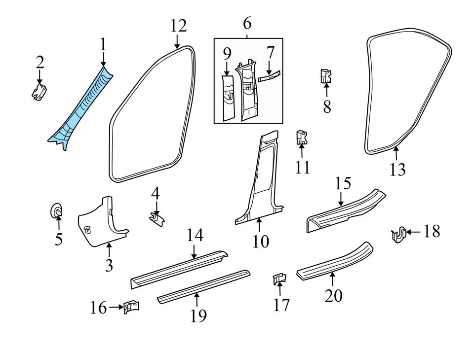 AUDI A5 QUATTRO 2010-2016 - Espejo retrovisor puerta lateral izquierda con memoria 8T1857409AK Foto 4 de 4