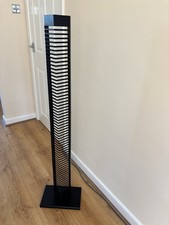 Retro Black Metal CD Storage Rack Holds Rack Holds 60 CDs
